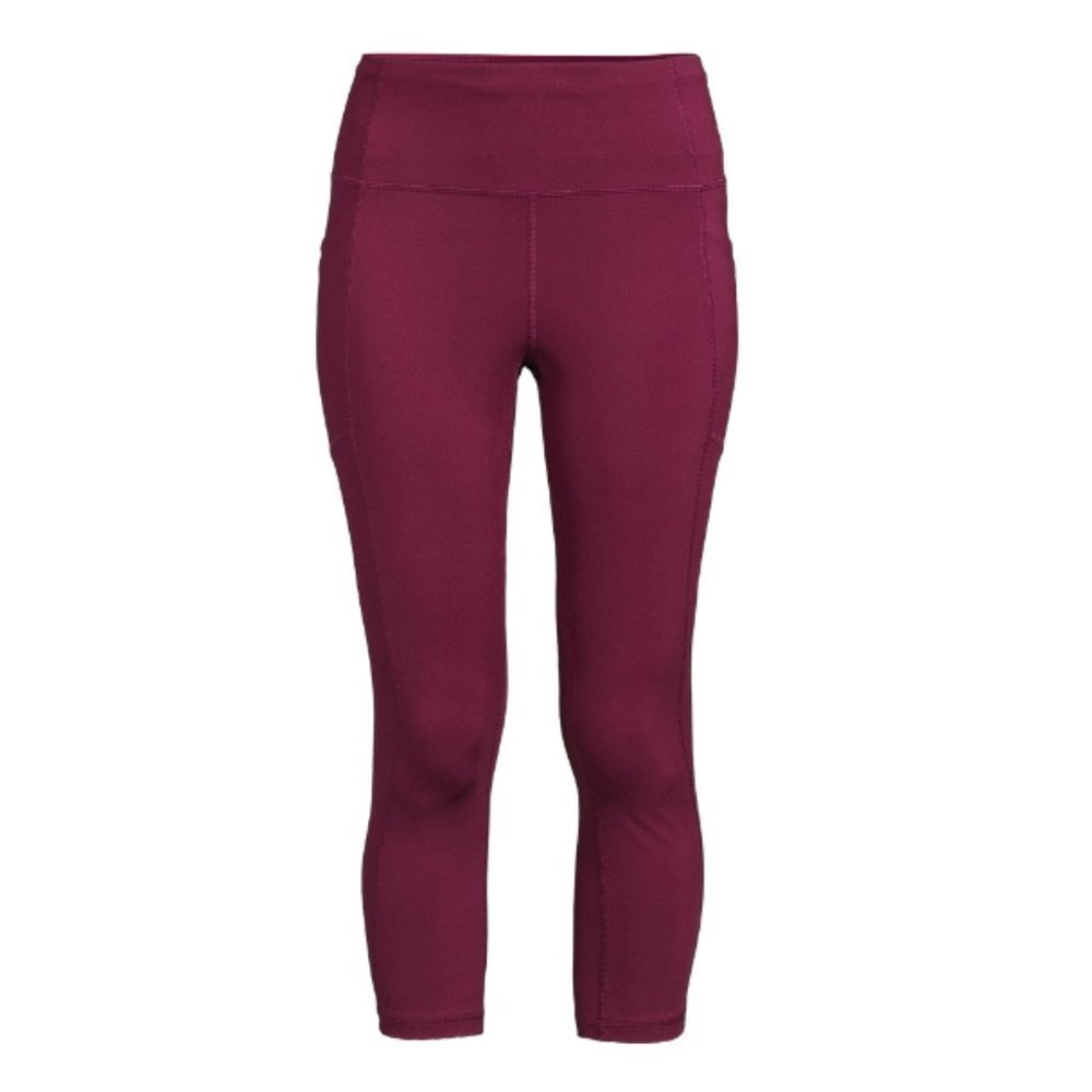 Avia Maroon Capri Workout Leggings Large
